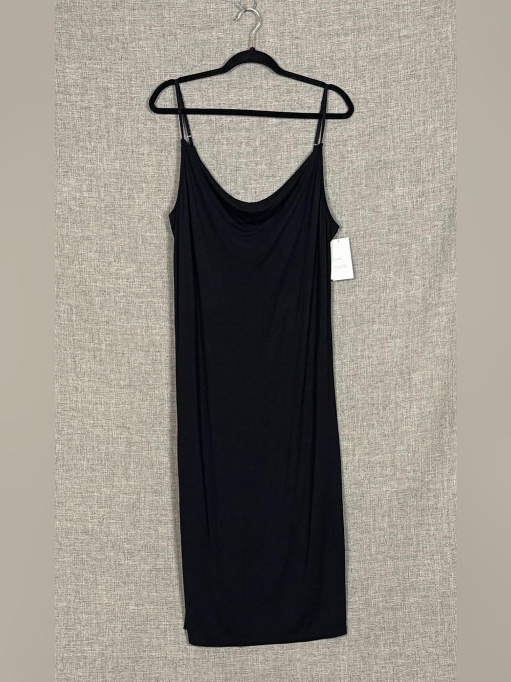 NWT Stars Above Black Cowl Neck Midi-length Nightgown NWT